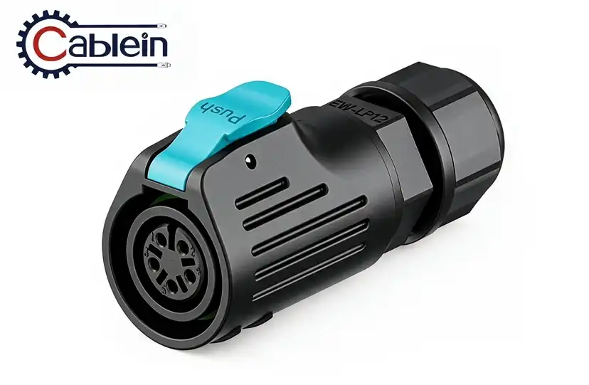 LP12 5-Pin Plastic Waterproof Solder-Type Connector